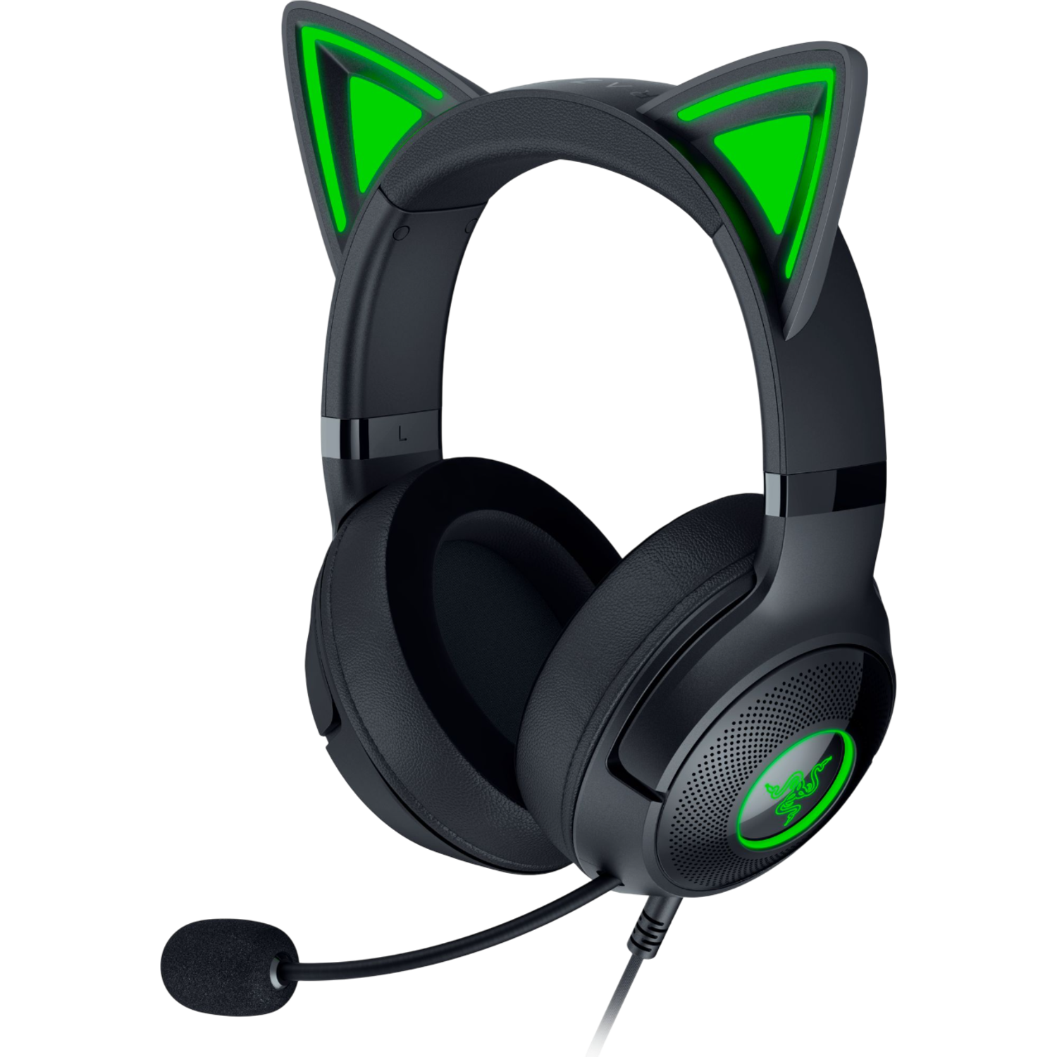 Razer Razer Kraken V2 Kitty Edition Gaming Headset Zwart
