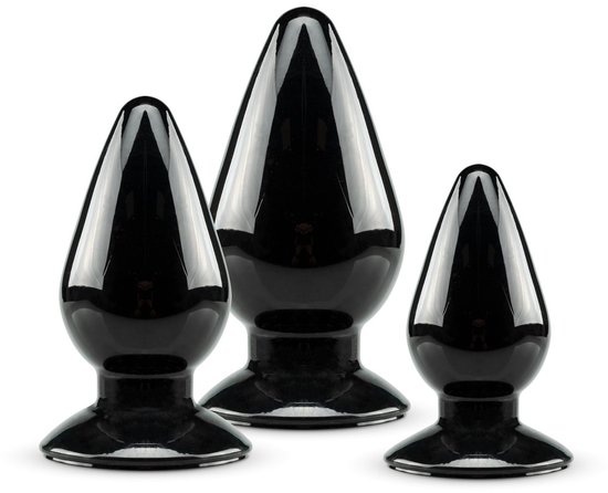 EasyToys Anaal Plug Set - Zwart