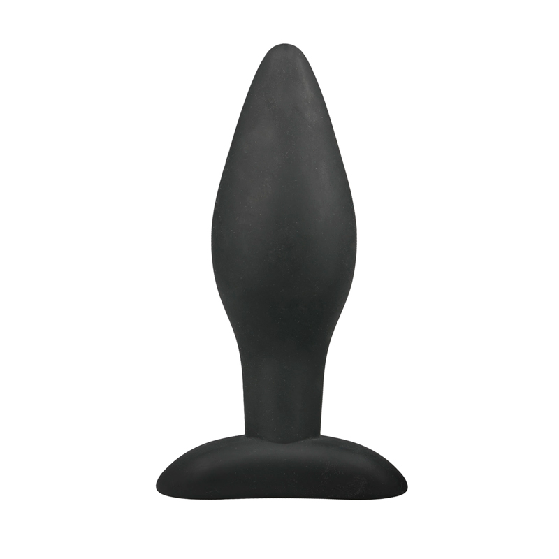 Anal Collection Mediume Siliconen Buttplug - Zwart