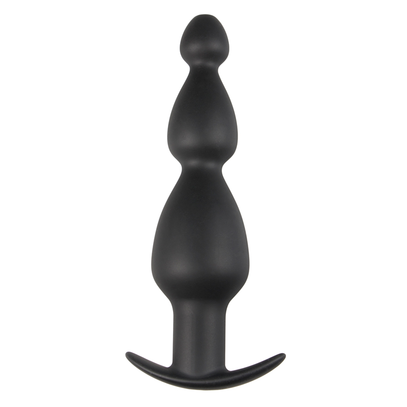 Sinner Gear Holle Siliconen Buttplug - Zwart