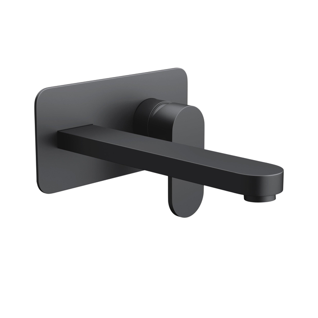 Royal Plaza Royal plaza Olger inbouw wastafelkraan - 22cm uitloop - mat zwart 82956