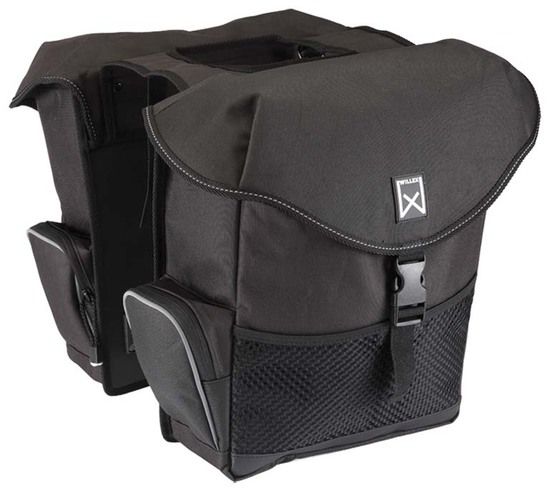 Willex Dubbele fietstas Bagagetas Zwart