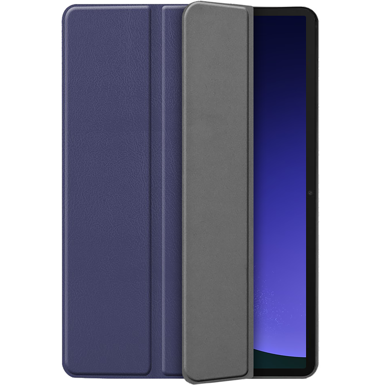 Just in case Just In Case Trifold Case Voor Samsung Galaxy Tab S10+ / S9+ S9 Fe+ - Blauw