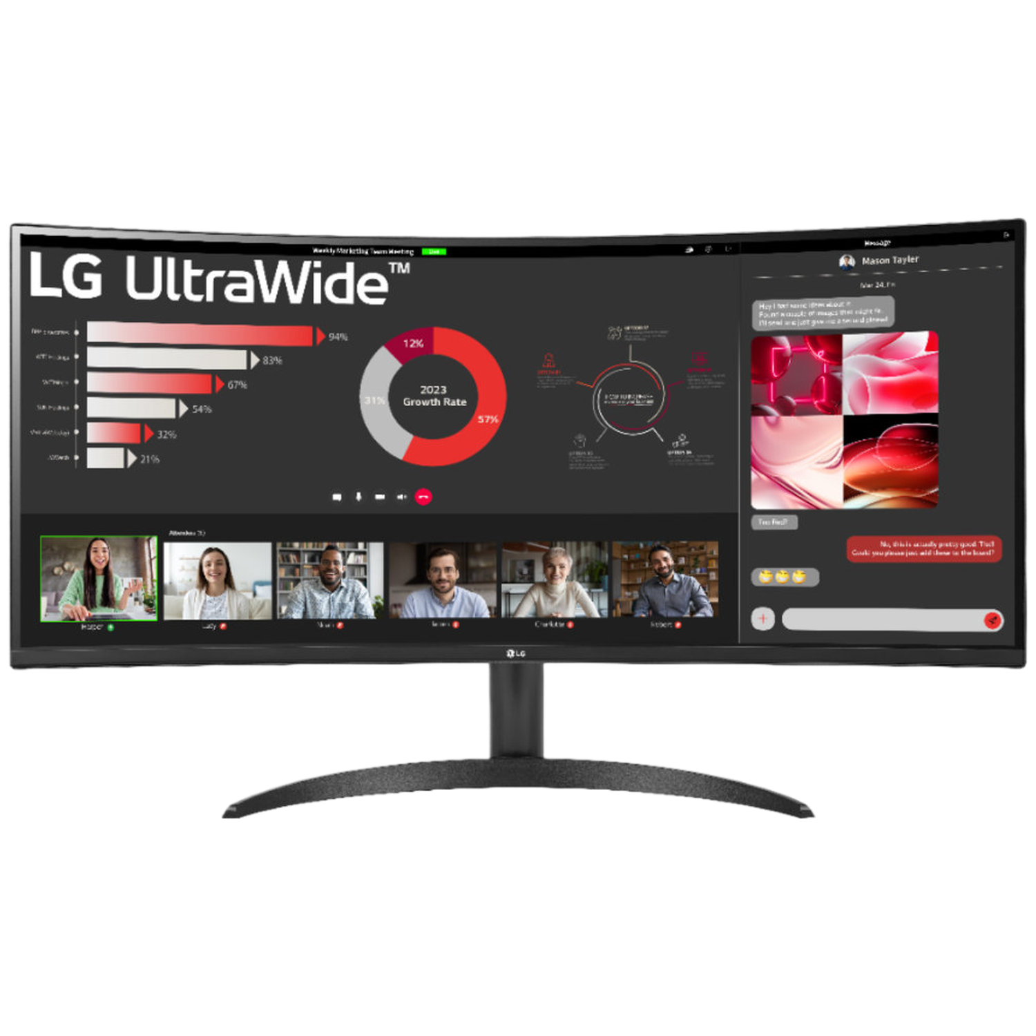 LG LG Ultrawide 34wr50qk-b - 34 Inch 3440 X 1440 (ultrawide Quad Hd) Va-paneel - Zwart
