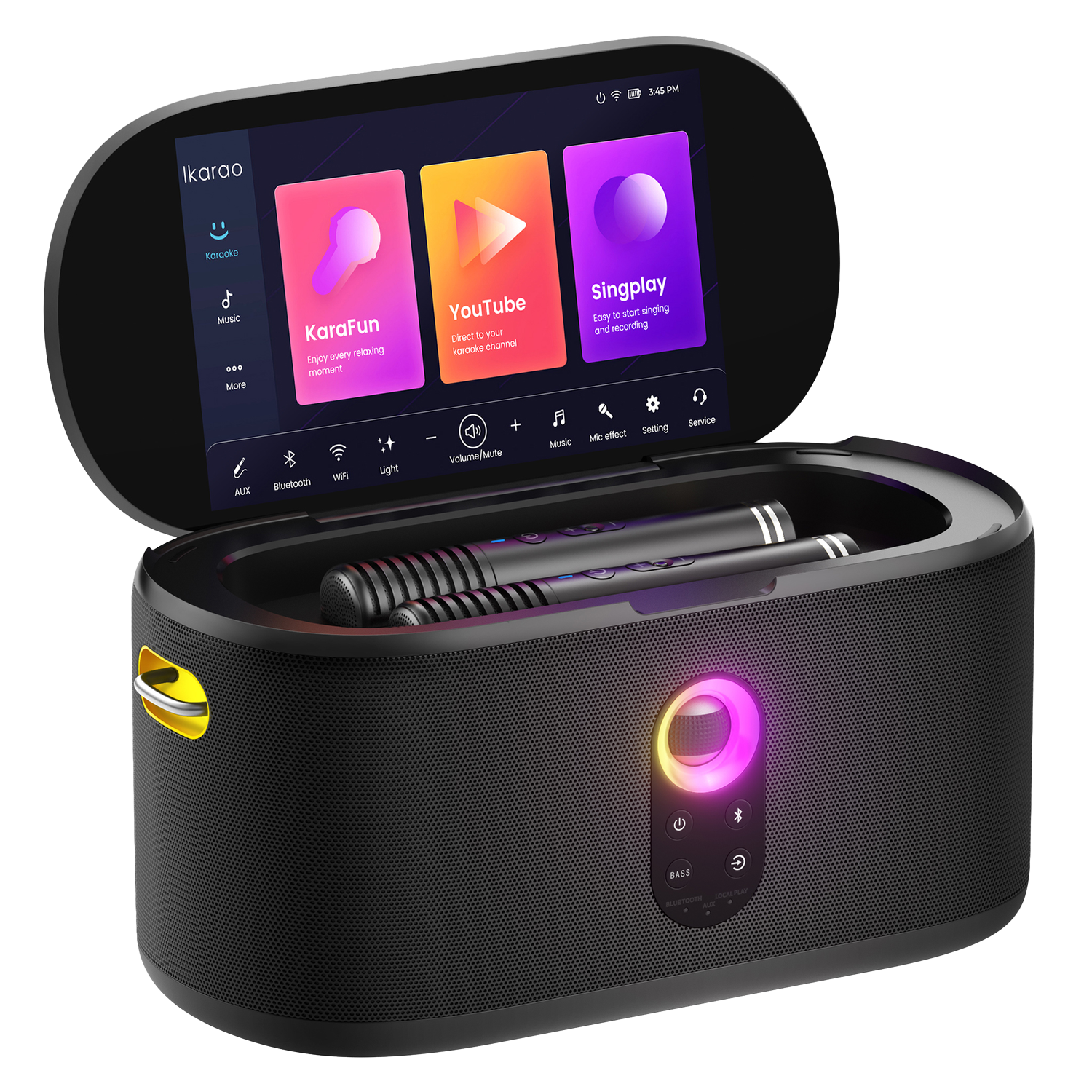 Ikarao Shell S1 Partyspeaker Zwart