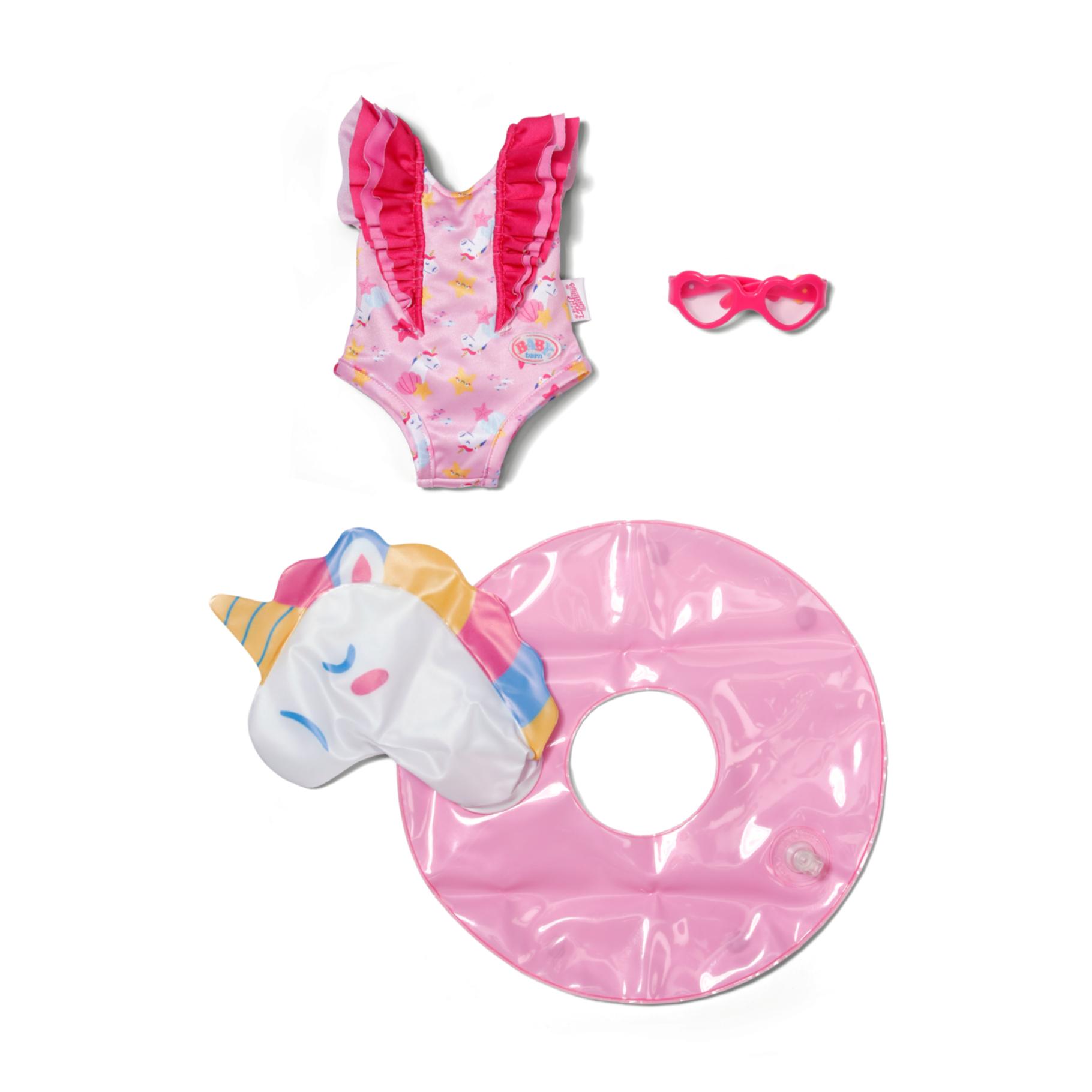 Top1Toys Baby Born Swim Set Unicorn 43cm