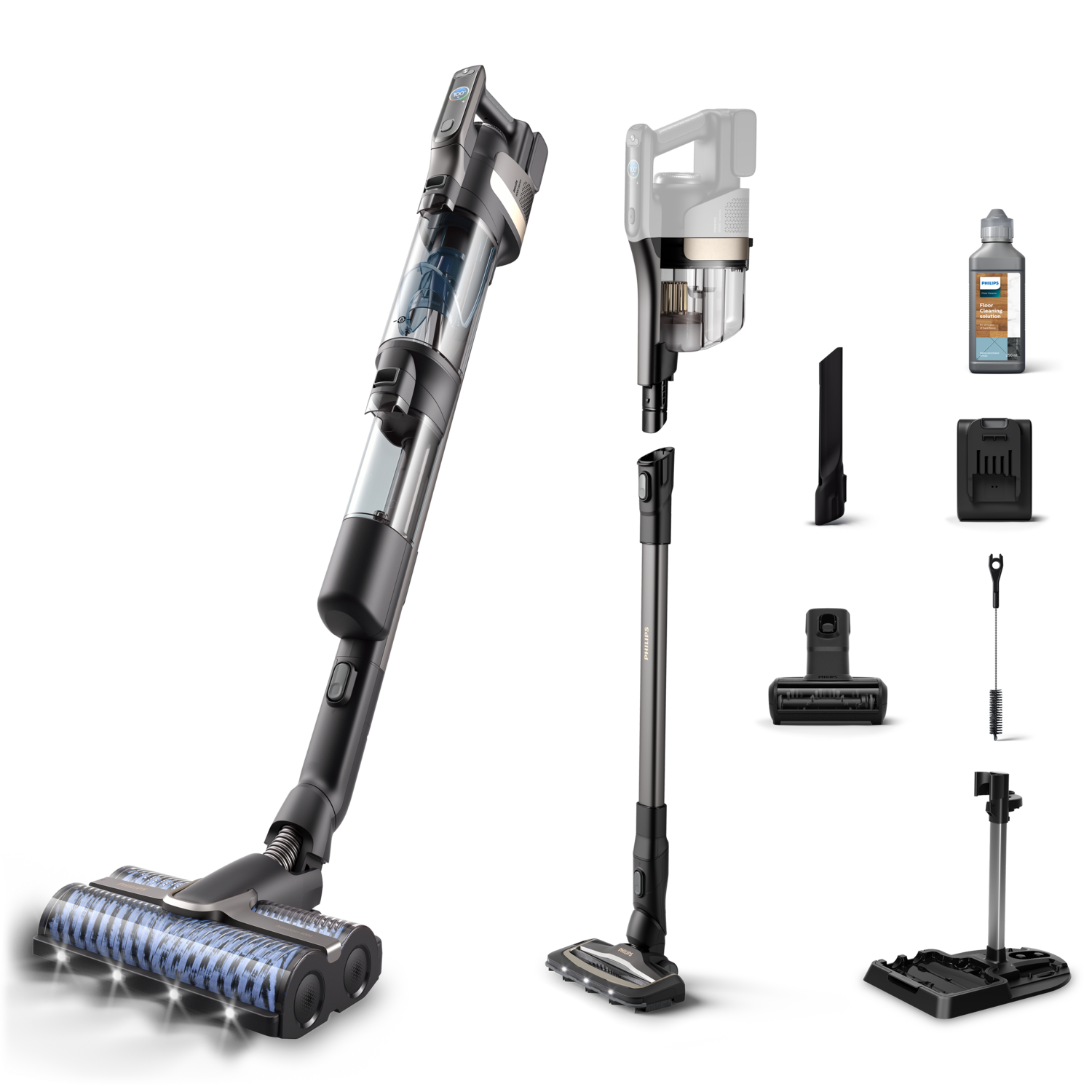 Philips Philips Xw9463/11 9000 Series Aquatrio Steelstofzuiger 3 In 1 Zwart