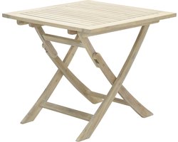 Garden Impressions Kent vouwtafel 80x80xH72 acacia white wash -
