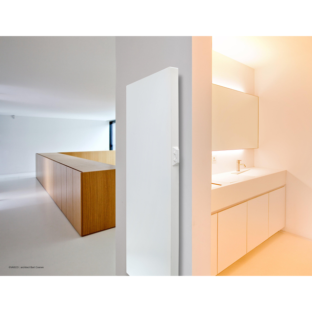 Vasco Vasco E-PANEL elektrische Design radiator 60x80cm 1000watt Staal Grijs antraciet 339080060el1300