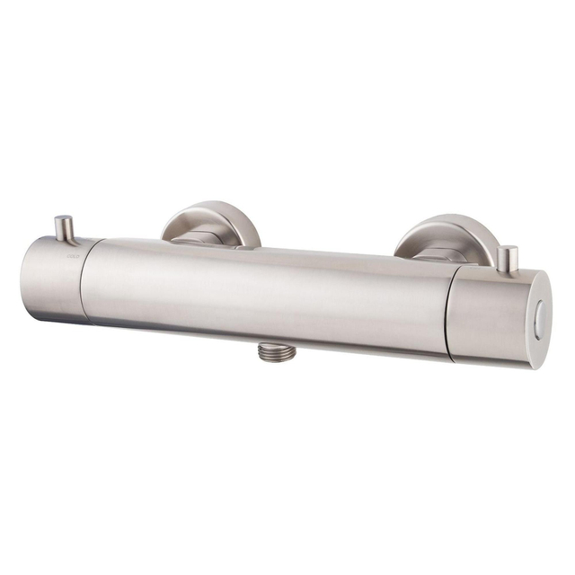 Wiesbaden Wiesbaden Caral Cool Touch thermostatische douchemengkraan geborsteld staal PVD 29.4930