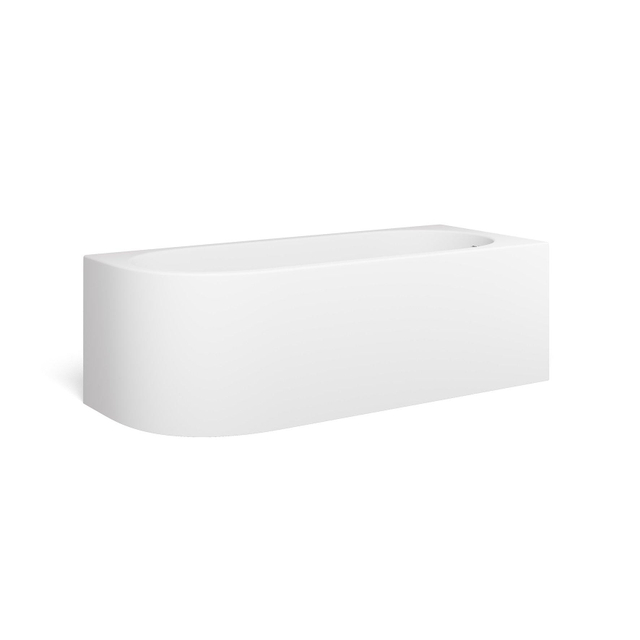 Looox Looox Bath collection hoekbad - 170x70x55cm - rechts - mat wit coolcornermwr