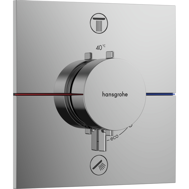 Hansgrohe Hansgrohe Showerselect Comfort E thermostaat inbouw voor 2 functies chroom 15572000