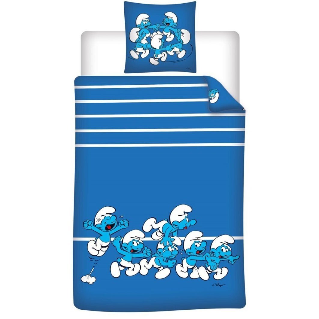 Dekbedovertrek Blue - 140 x 200 cm / 65 x 65 cm - Katoen