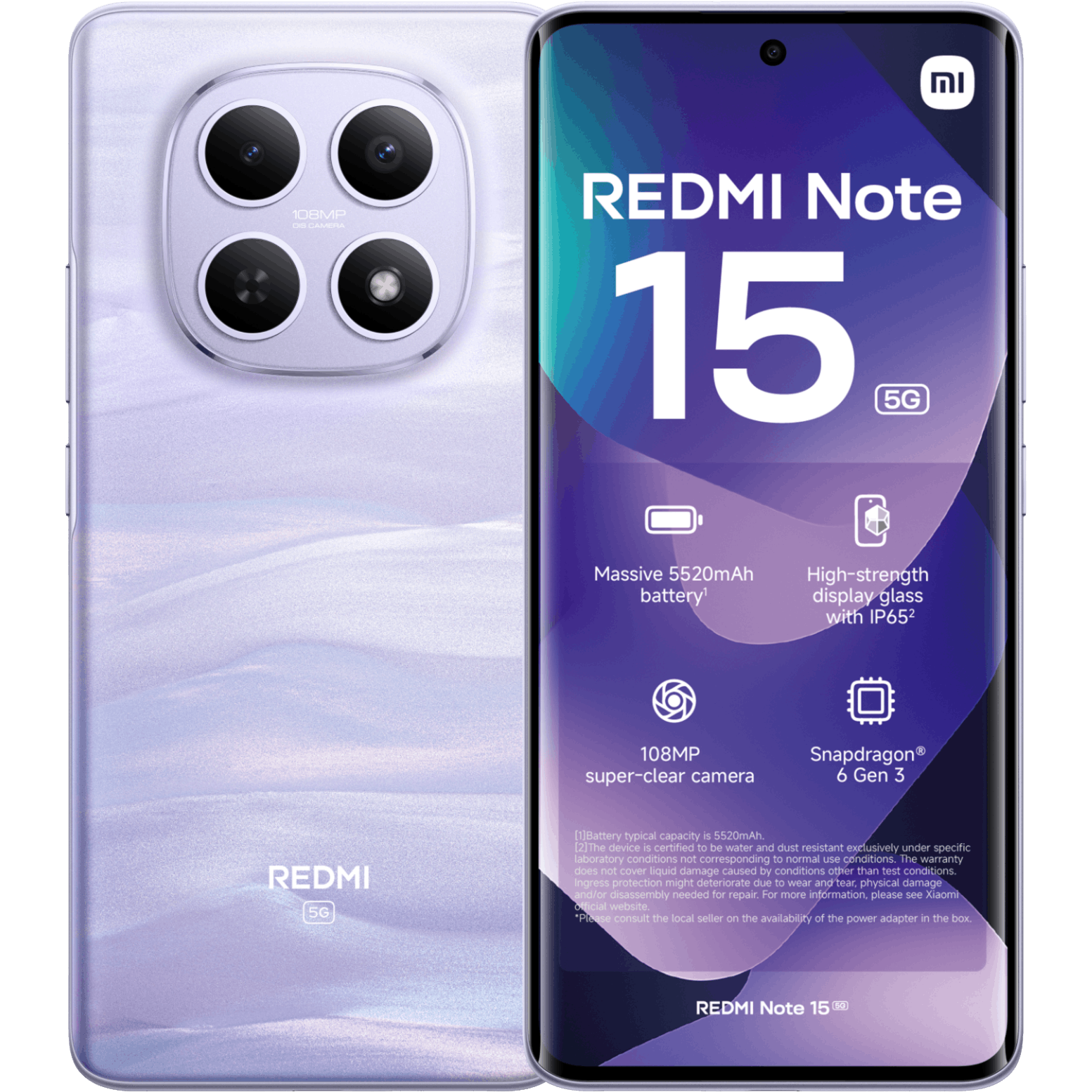 Xiaomi Xiaomi Redmi Note 15 5G 6GB 128GB Mist Purple