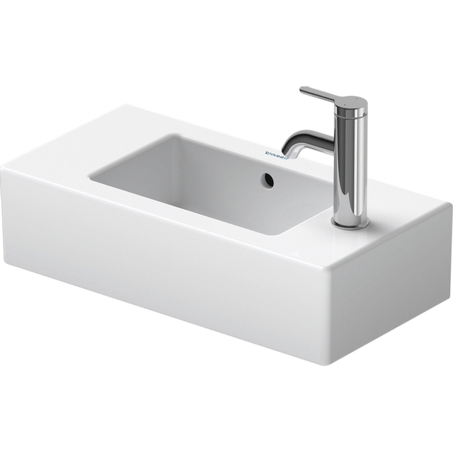 Duravit Duravit Vero fontein 50x25cm 1 kraangat rechts met overloop wit 0703500008