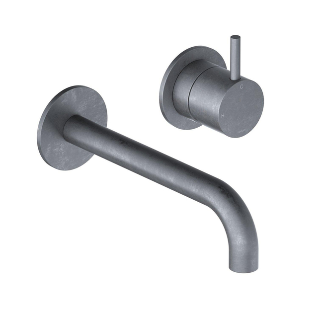 Hotbath Hotbath Cobber Wastafelkraan inbouw - 18 cm uitloop - verouderd ijzer CB105EXT18AI HBCB105