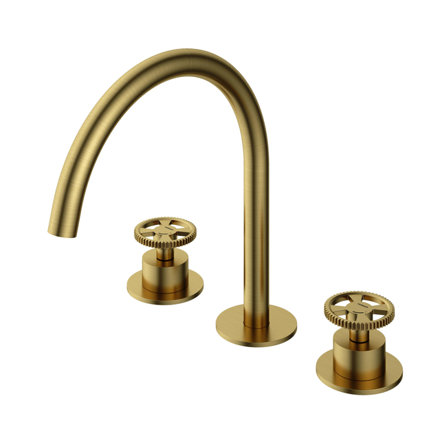 Hotbath Hotbath Cobber @work inbouw wastafelmengkraan geborsteld messing pvd CW033BBP