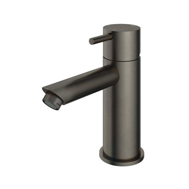 Hotbath Hotbath Cobber lage wastafelmengkraan met rechte uitloop zonder waste verouderd ijzer CB003SAI