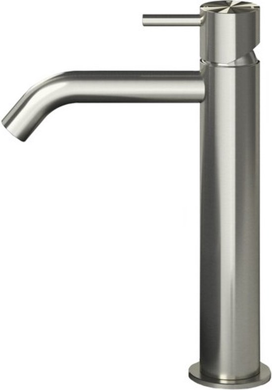 Hotbath Archie wastafelmengkraan medium zonder waste RVS AR003MIX