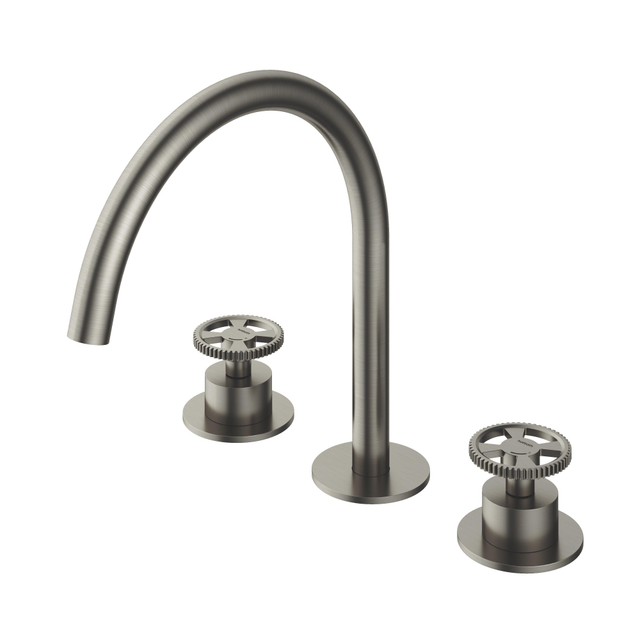 Hotbath Hotbath Cobber @work inbouw wastafelmengkraan geborsteld nikkel CW033GN