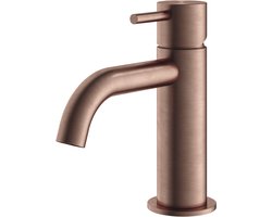 Hotbath Archie Wastafelmengkraan zonder waste BCP Geborsteld Koper PVD AR003BCP