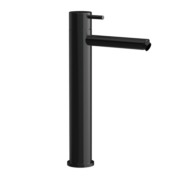 Hotbath Hotbath COBBER Wastafelmengkraan zonder waste Gepolijst zwart PVD CB003HSPBP