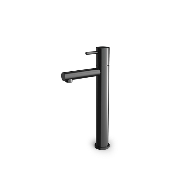 Hotbath Hotbath COBBER Fonteinkraan hoog model Gepolijst zwart PVD EH001PBP