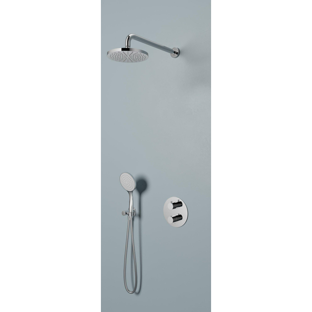 Hotbath Hotbath Buddy IBS Thermostatische Regendoucheset - Chroom IBS12ACR