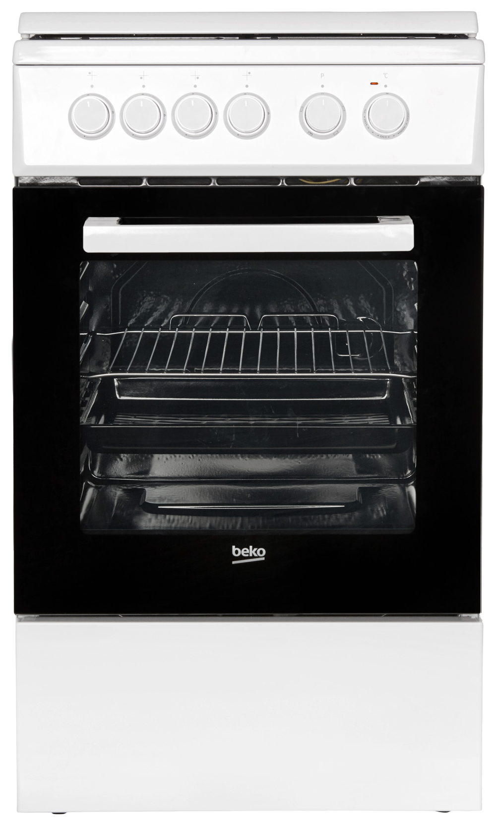 Beko Beko Fss52001dw Nl - Fornuis Gas Breedte 50 Cm