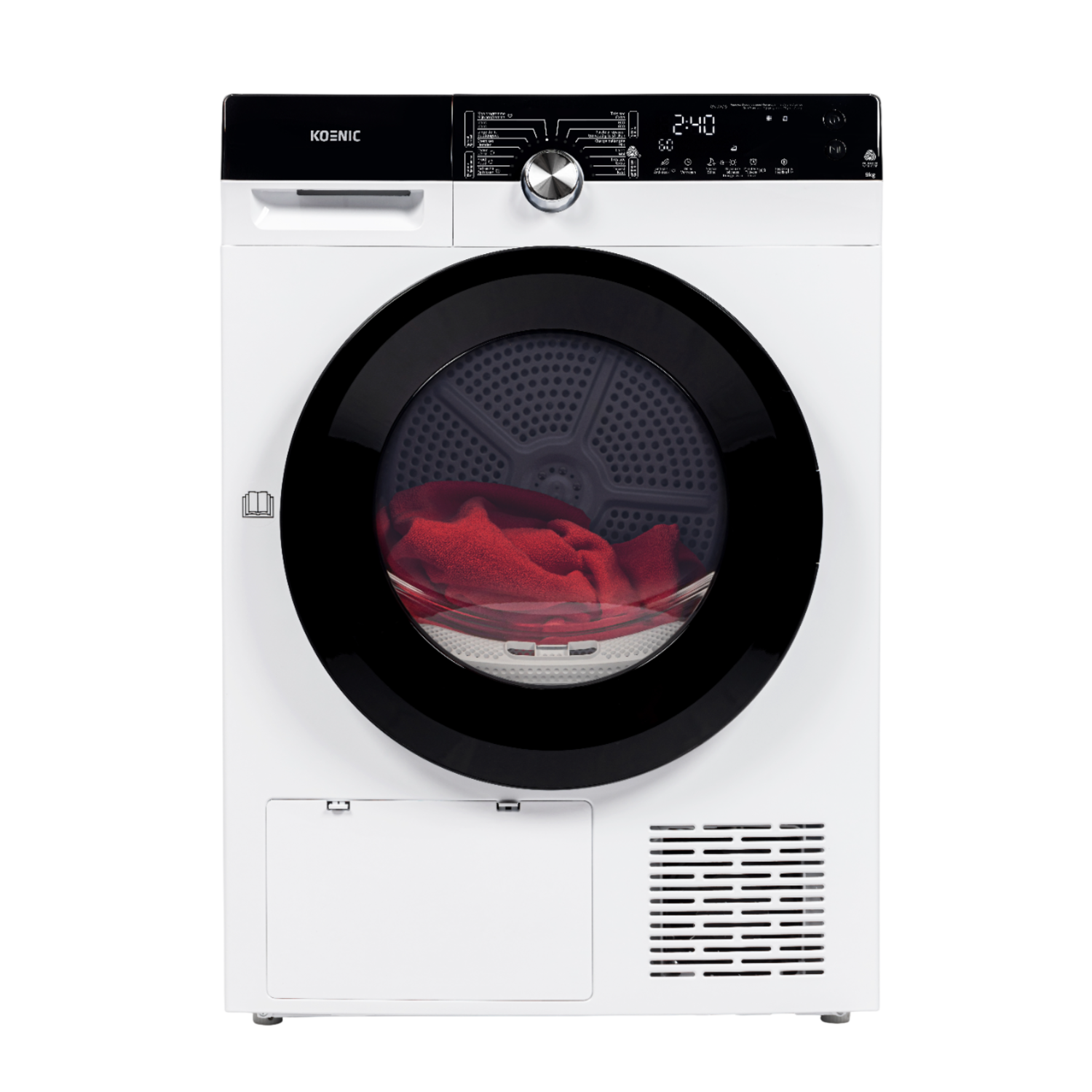 KOENIC Ktd 9336 C - Warmtepompdroger 9 Kg 68 Db – Energielabel