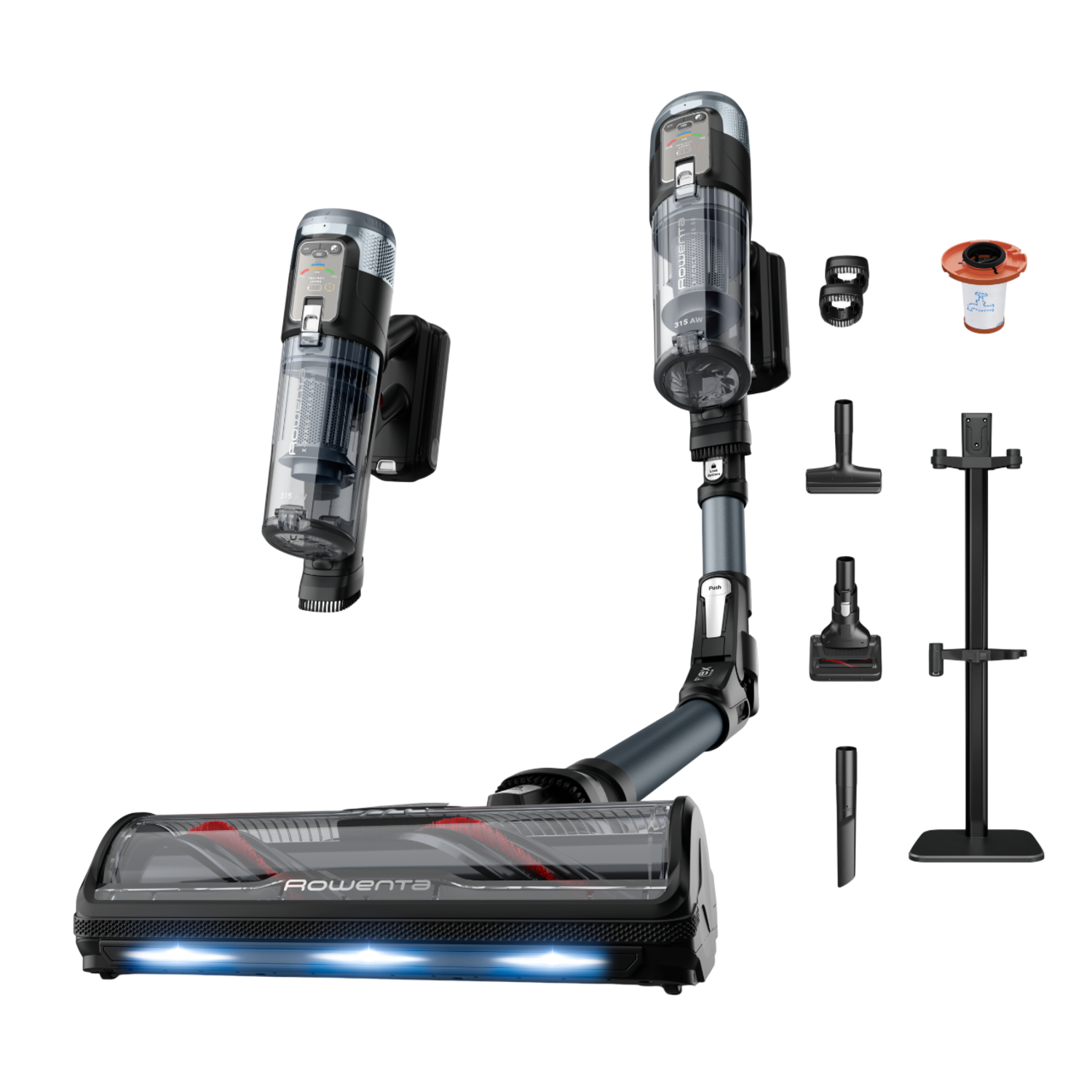 Rowenta Rowenta Rh9c71 X-force Flex 16.60 Animal Steelstofzuiger Zilver