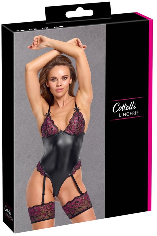 Cottelli Collection – Body Garters – - Zwart