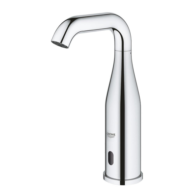 Grohe Essence Wastafelkraan Opbouw - uitloop 11.3cm - elektronisch - IR batterij - chroom 36446000