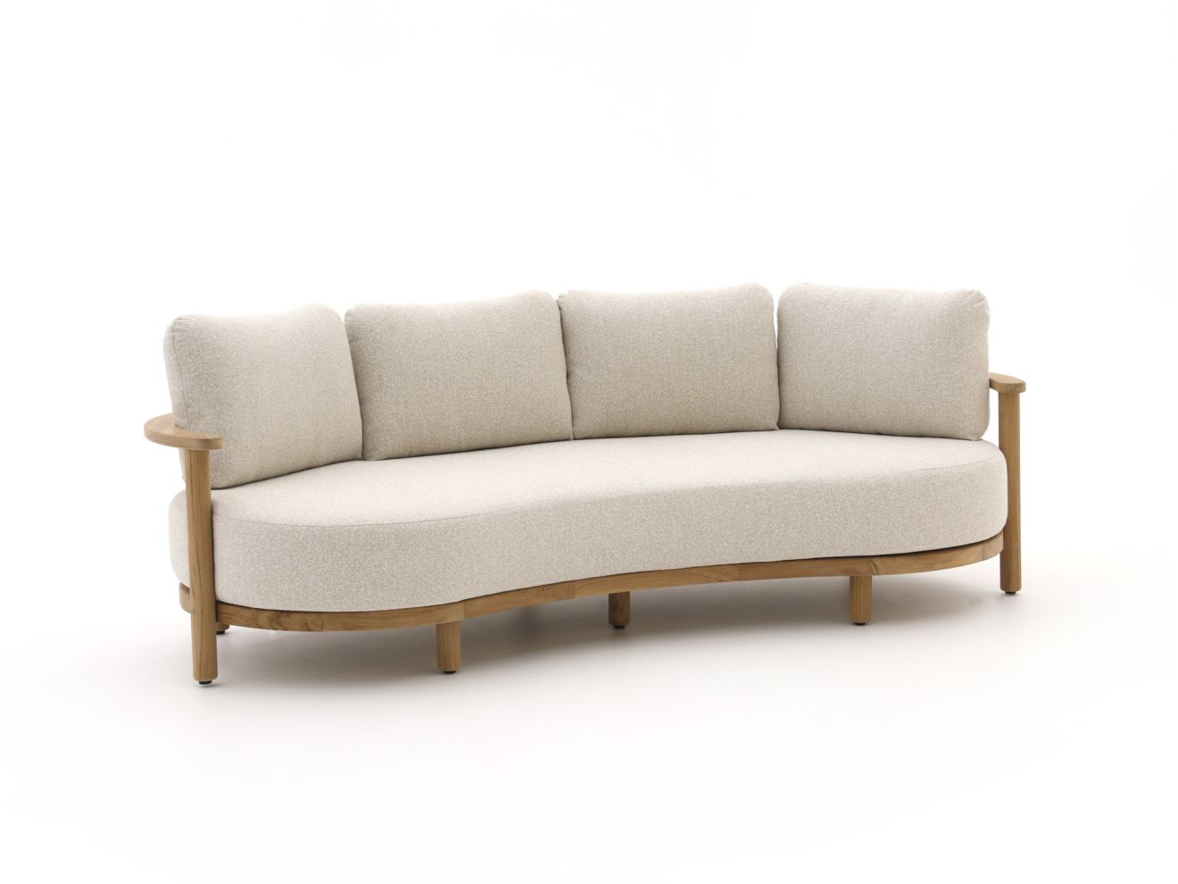 Zavelli Soffice lounge tuinbank 3-zits 250cm - Laagste prijsgarantie! - Bruin