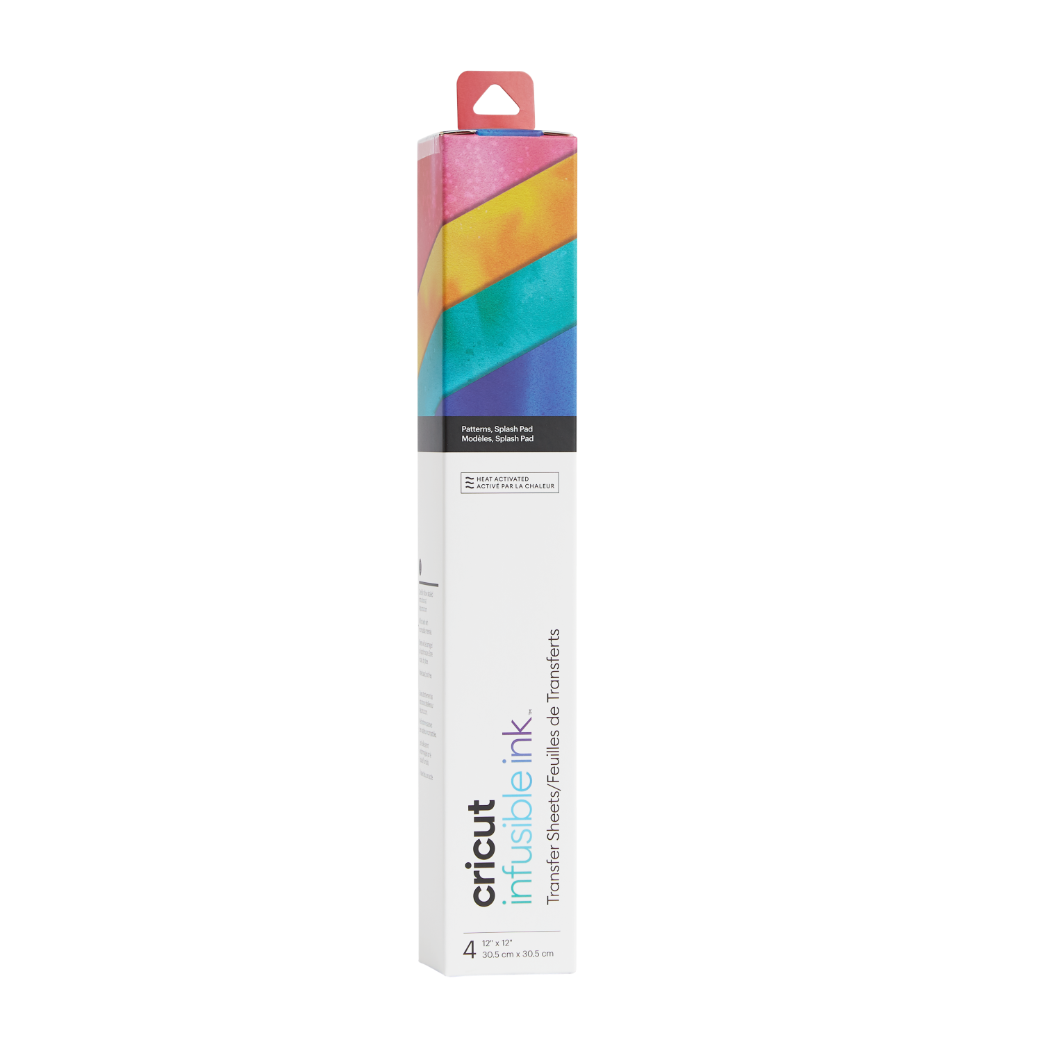 Cricut Cricut Infuusbare Inkt Transfervellen - Spatkleuren (4 Vellen)