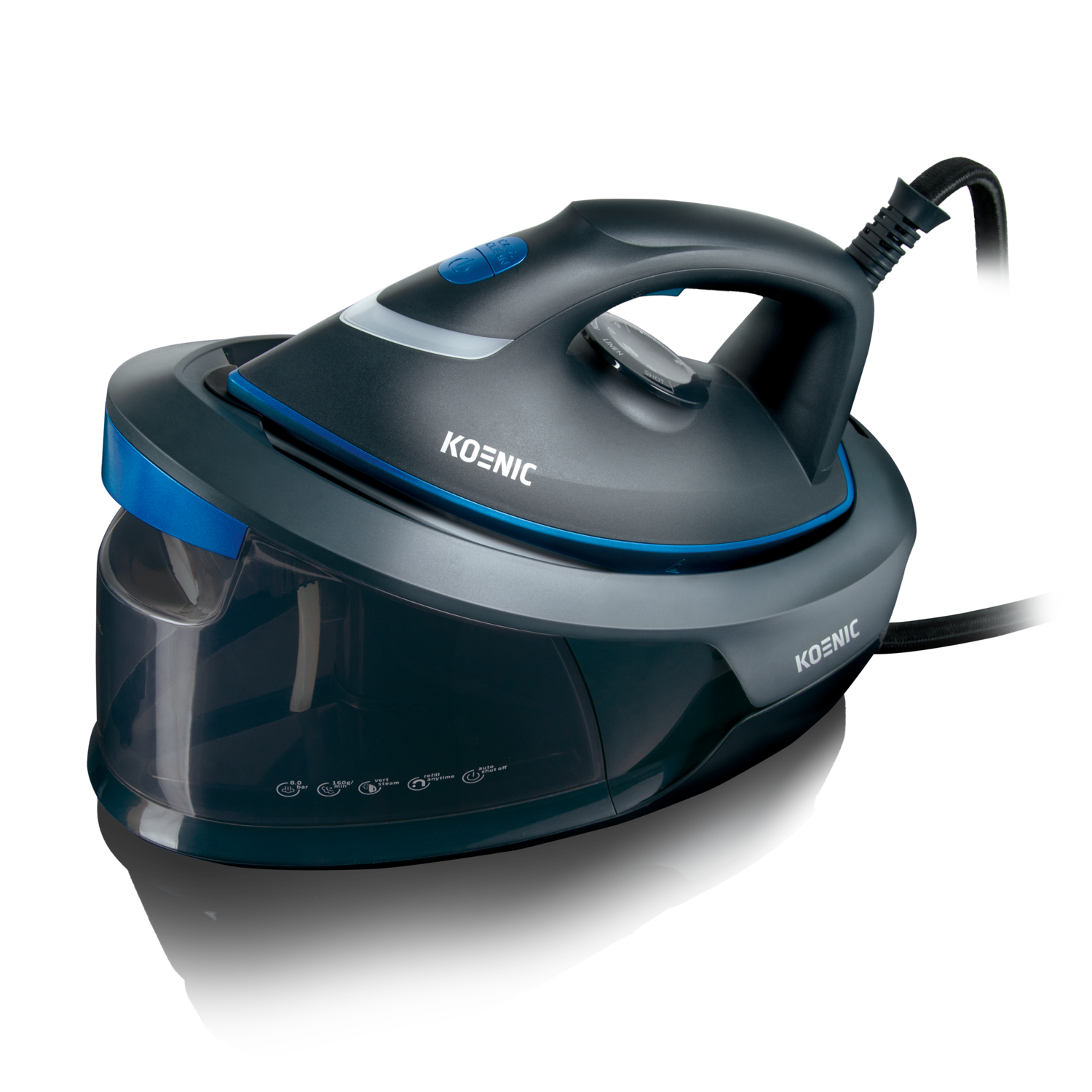 KOENIC Koenic Kst 81525 Stoomgenerator Zwart