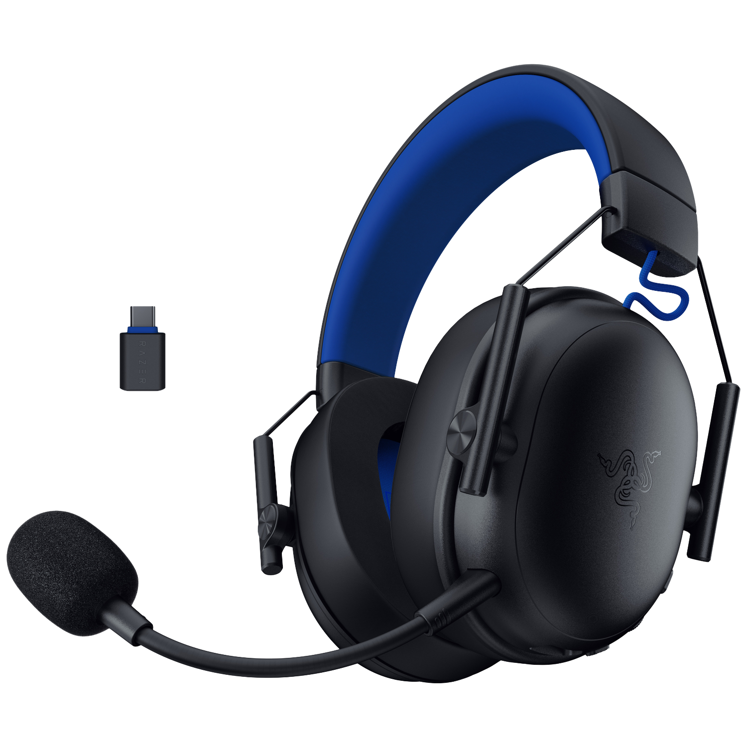 Razer Razer Blackshark V3 X Hyperspeed Voor Playstation Gaming-headset Zwart/blauw