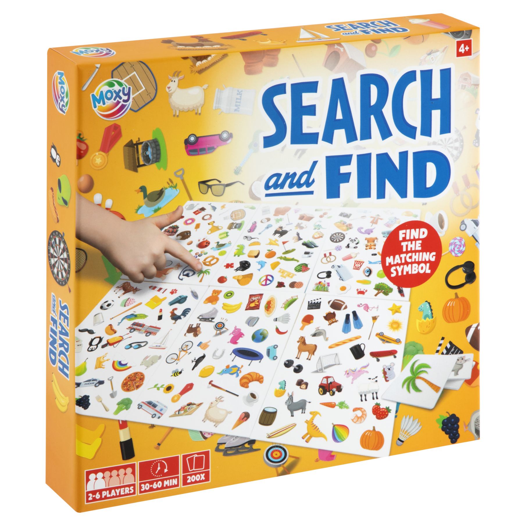 Top1Toys Spel Zoeken en Vinden 200 Kaarten, bord 30x60 cm