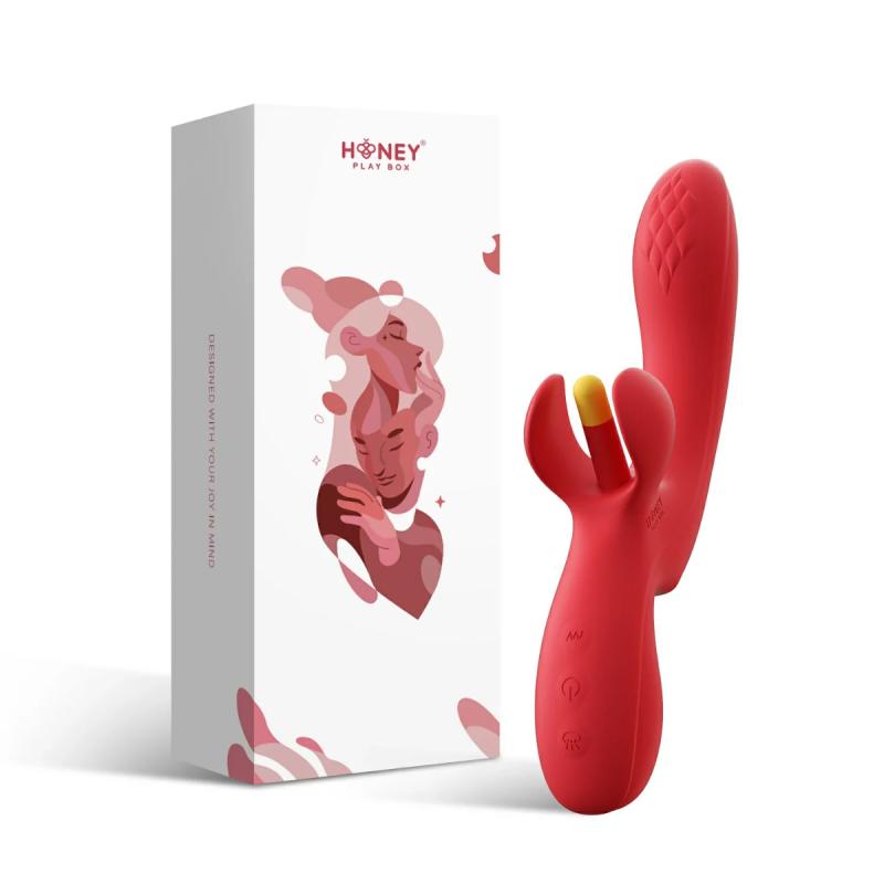 HoneyPlayBox – Fortexa Tapping A-Spot Vibrator – - Rood