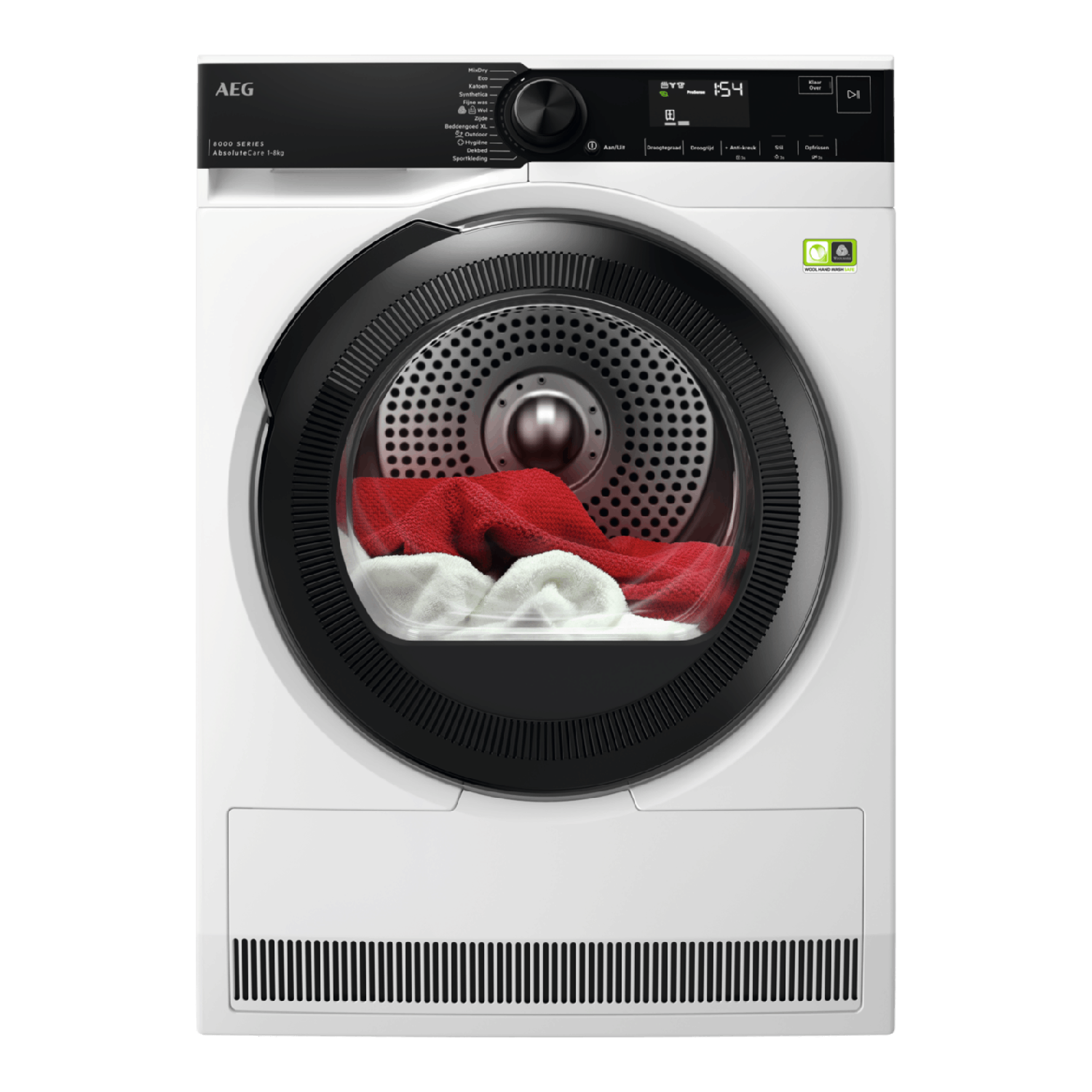 AEG AEG Tr868b4b Absolutecare - 8 Kg 63 Db Energielabel B Warmtepompdroger