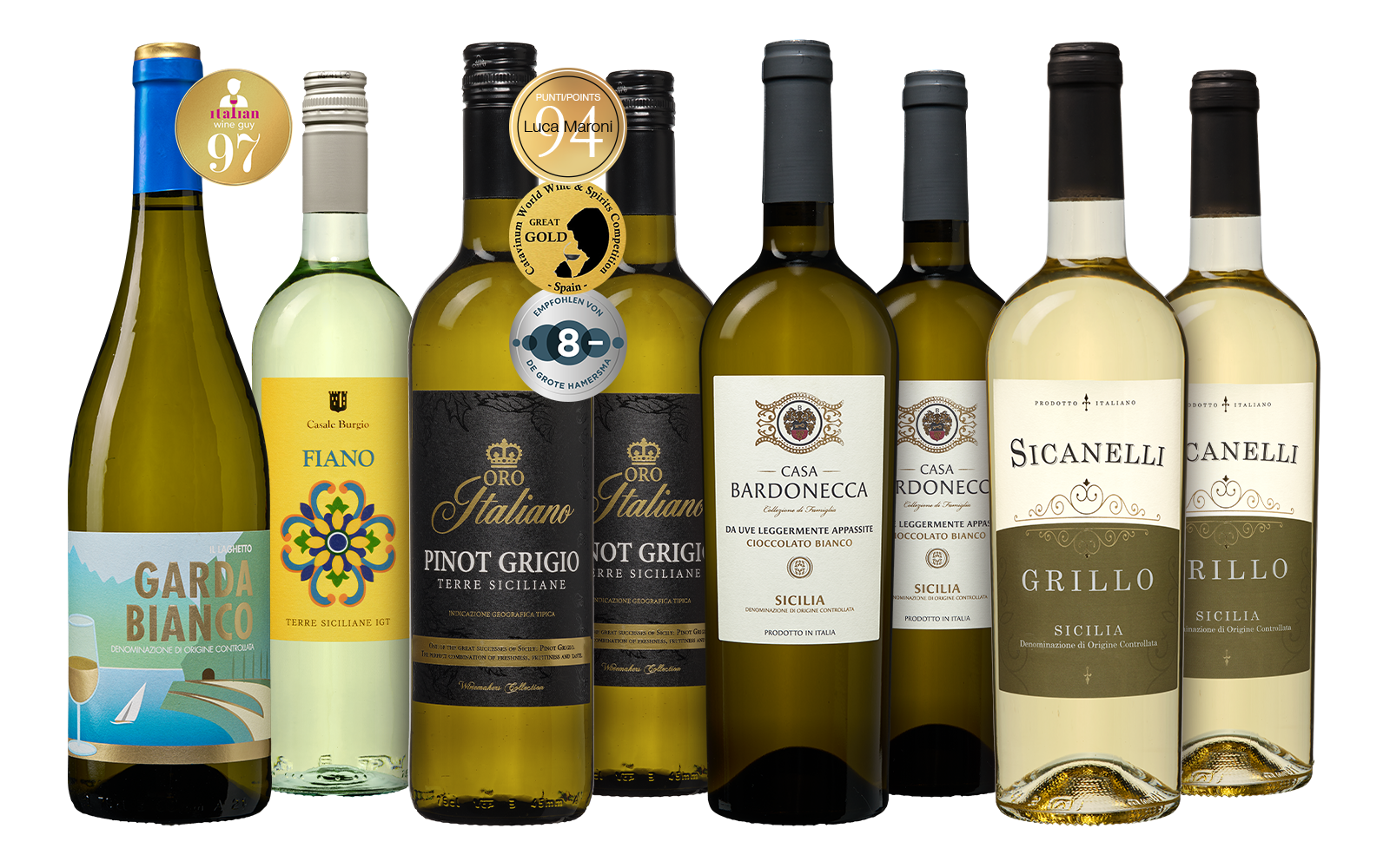 Wijnvoordeel Wijnpakket Italië Wit