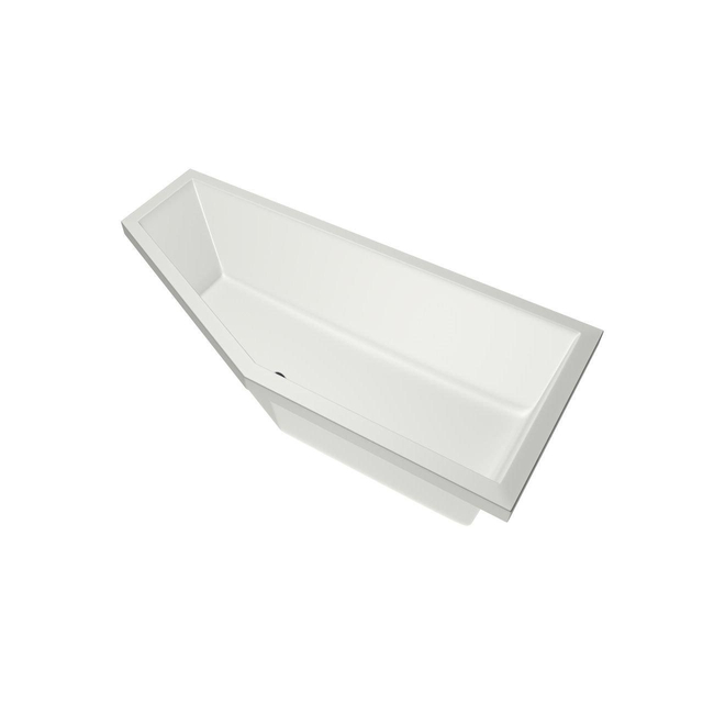 Xenz Xenz Society Hoekbad - 170x75x48 - afvoer Midden - Rechts - Compact - acryl - wit mat 6926-03