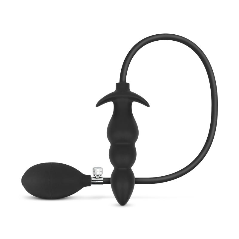 EasyToys Online Only - Deep Air Opblaasbare Plug - Zwart