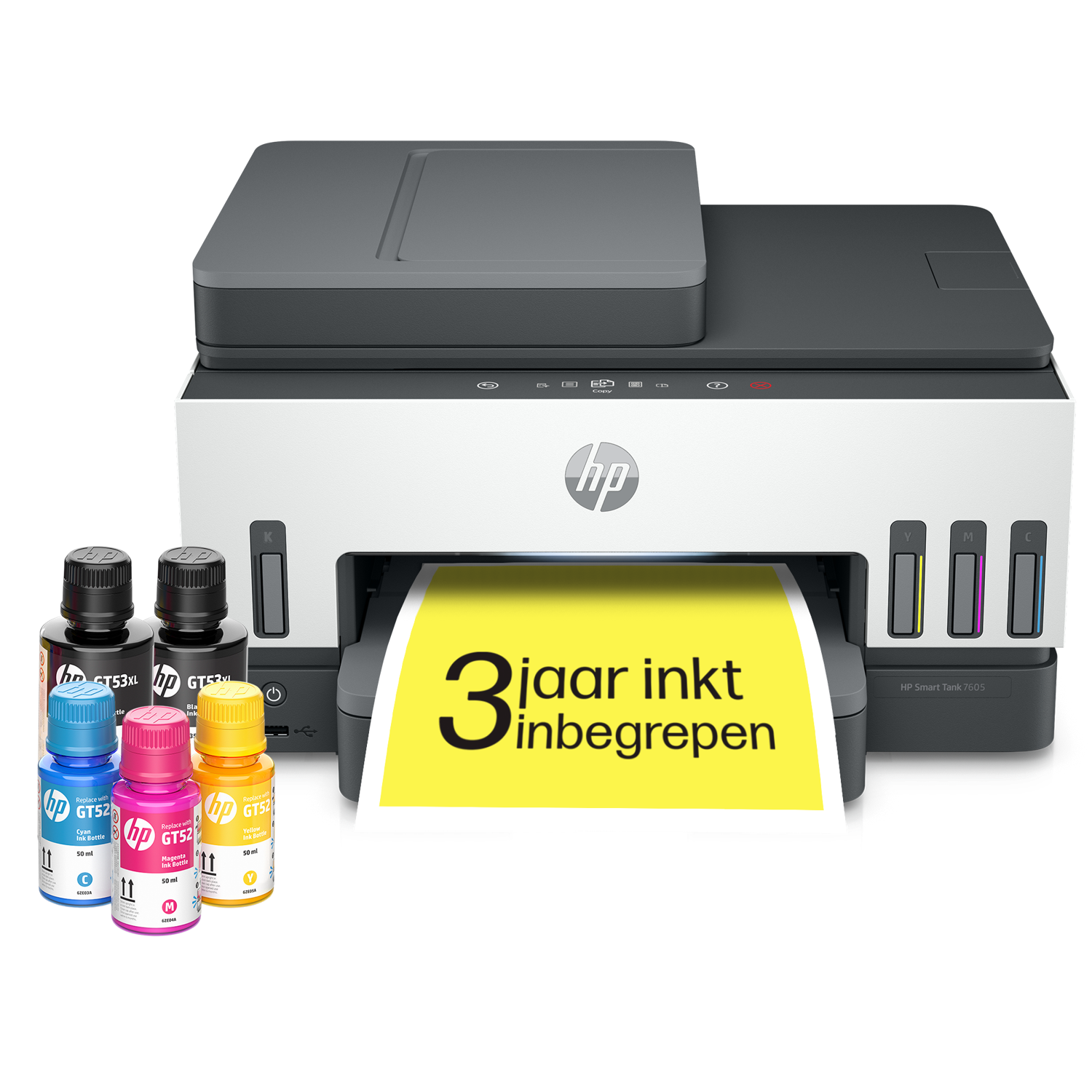 HP HP Smart Tank 7605 - Printen Kopiëren En Scannen Inkt Navulbaar Inktreservoir