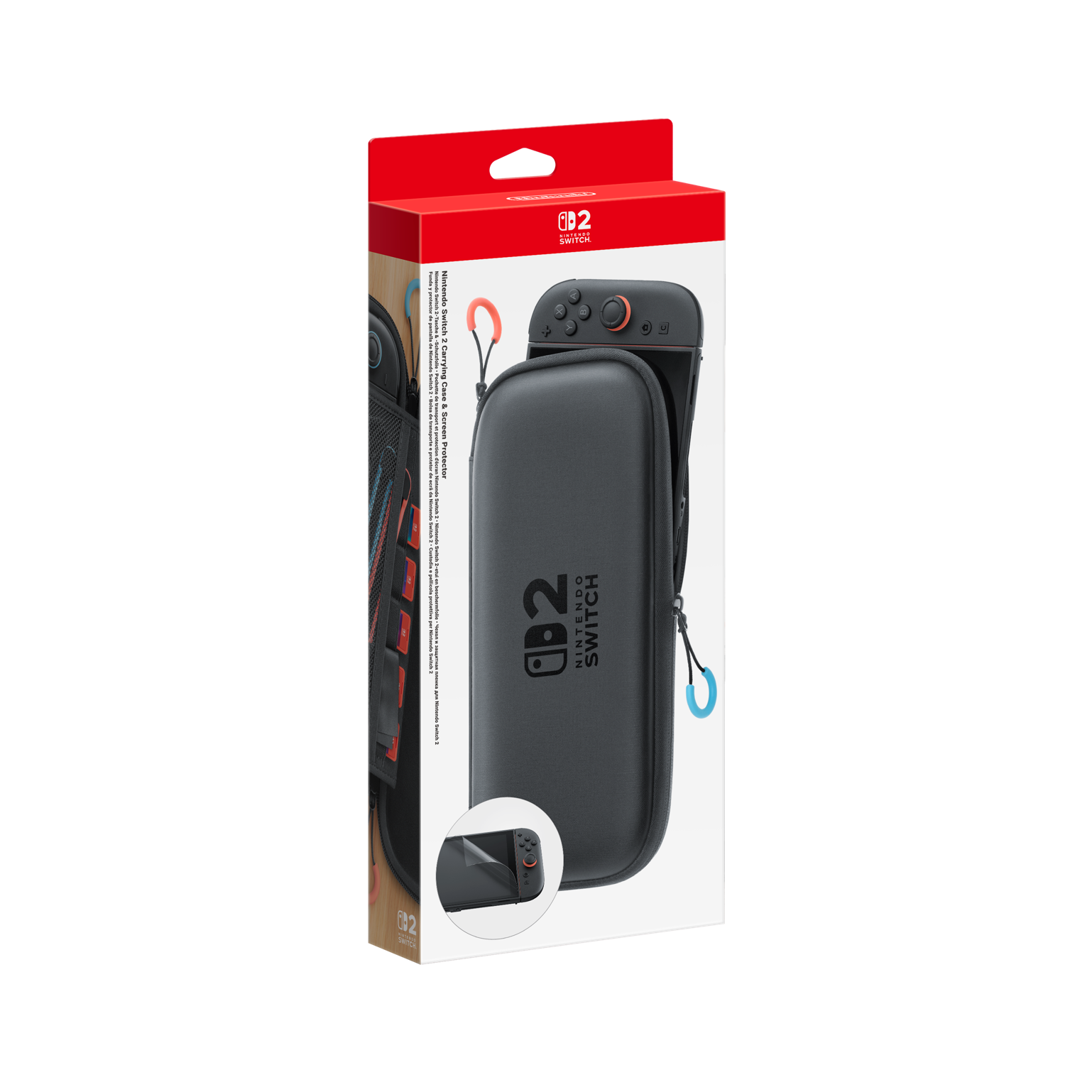 Nintendo Nintendo Switch 2 Zwart Beschermcase + Screenprotector