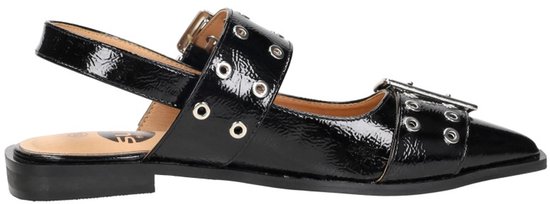 Sub55 - Slingbacks Zwartlak