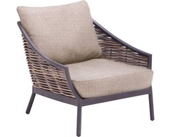 Applebee Apple Bee Milou lounge tuinstoel - Laagste prijsgarantie! - Grijs