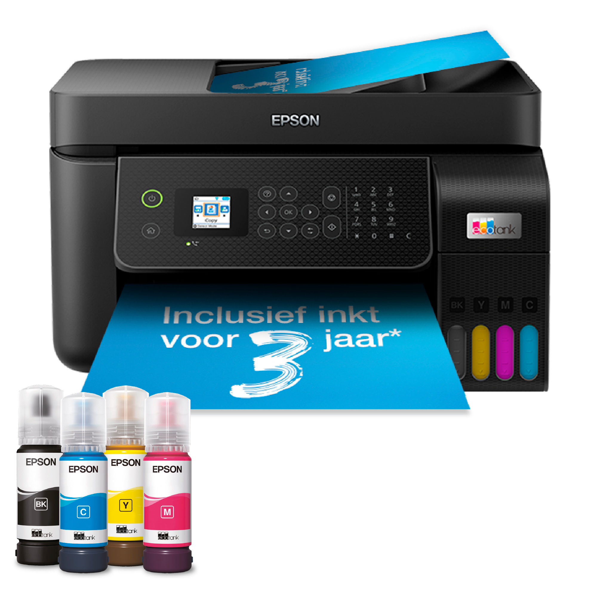 Epson Epson Ecotank Et-4800 - Printen Kopiëren En Scannen Inkt Navulbaar Inktreservoir