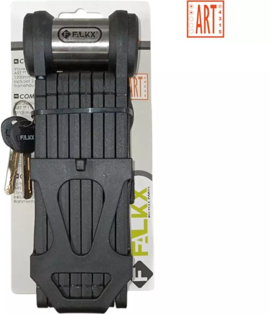 Falkx Vouwslot Compact 120 cm Zwart ART-2