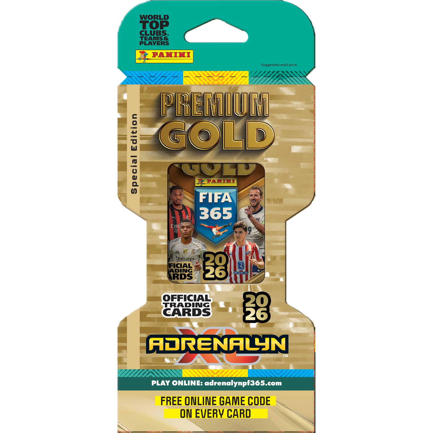 Top1Toys Adrenalyn Xl Fifa365 25/26 Blister Premium Gold